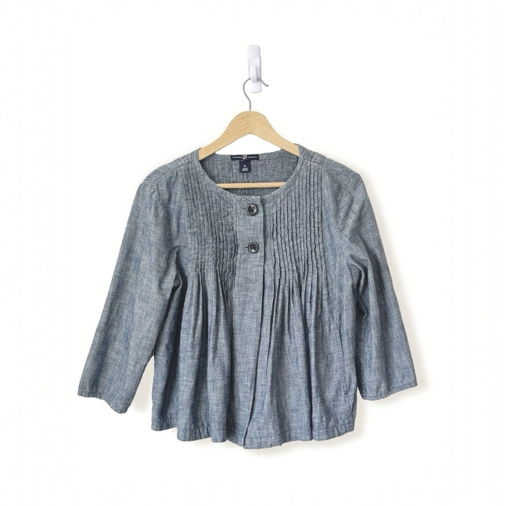Gap Lightweight Pintuck Jacket (M)